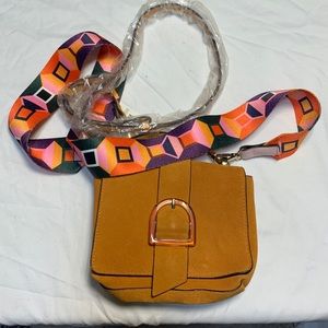Leather Zara Bag with Decorative Should Strap